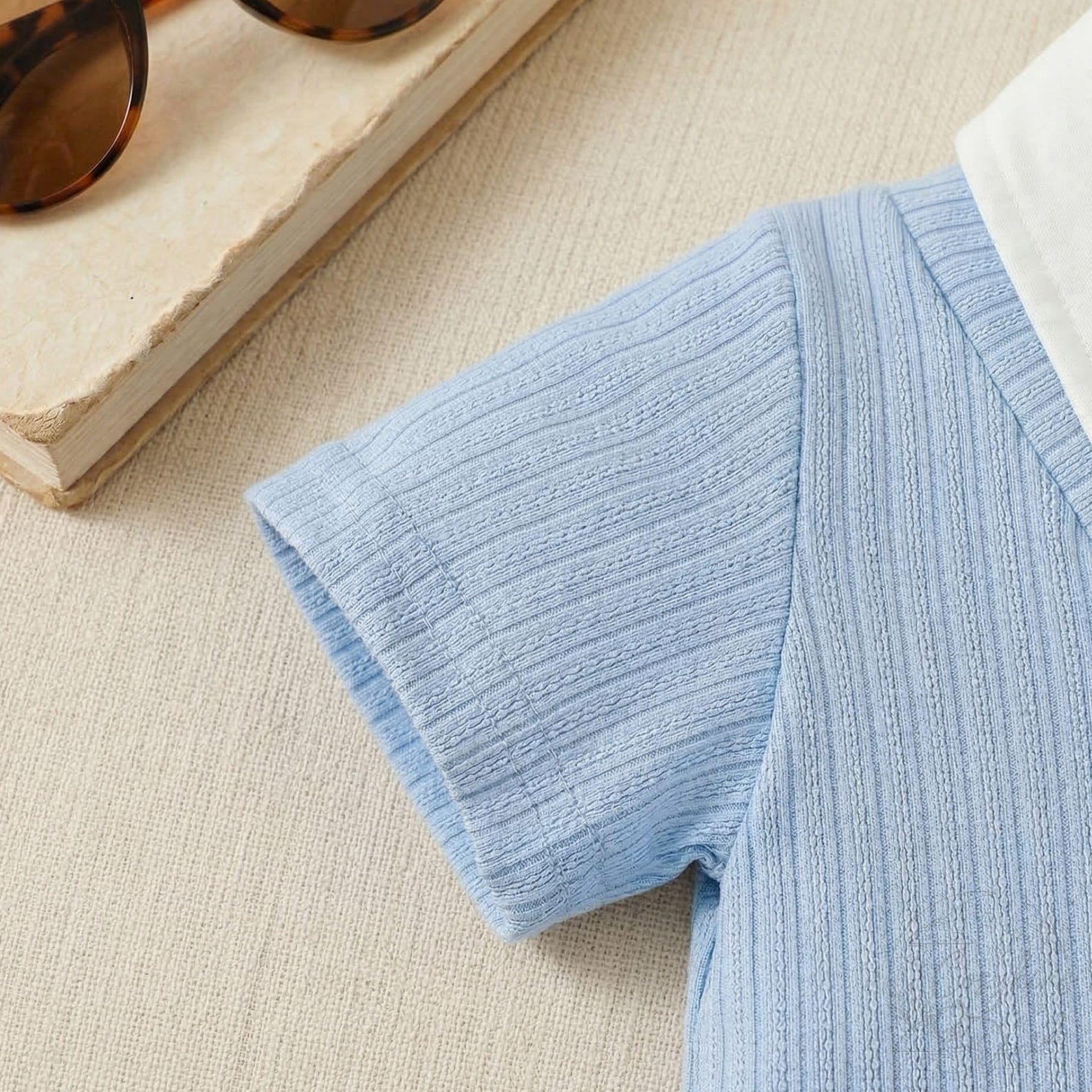 Gentleman Bowtie Baby Boy Romper - Dapper Summer Edition